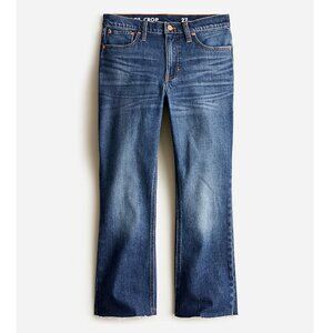 NWT J.Crew 24 9" mid-rise demi-boot crop jean in Lantern wash